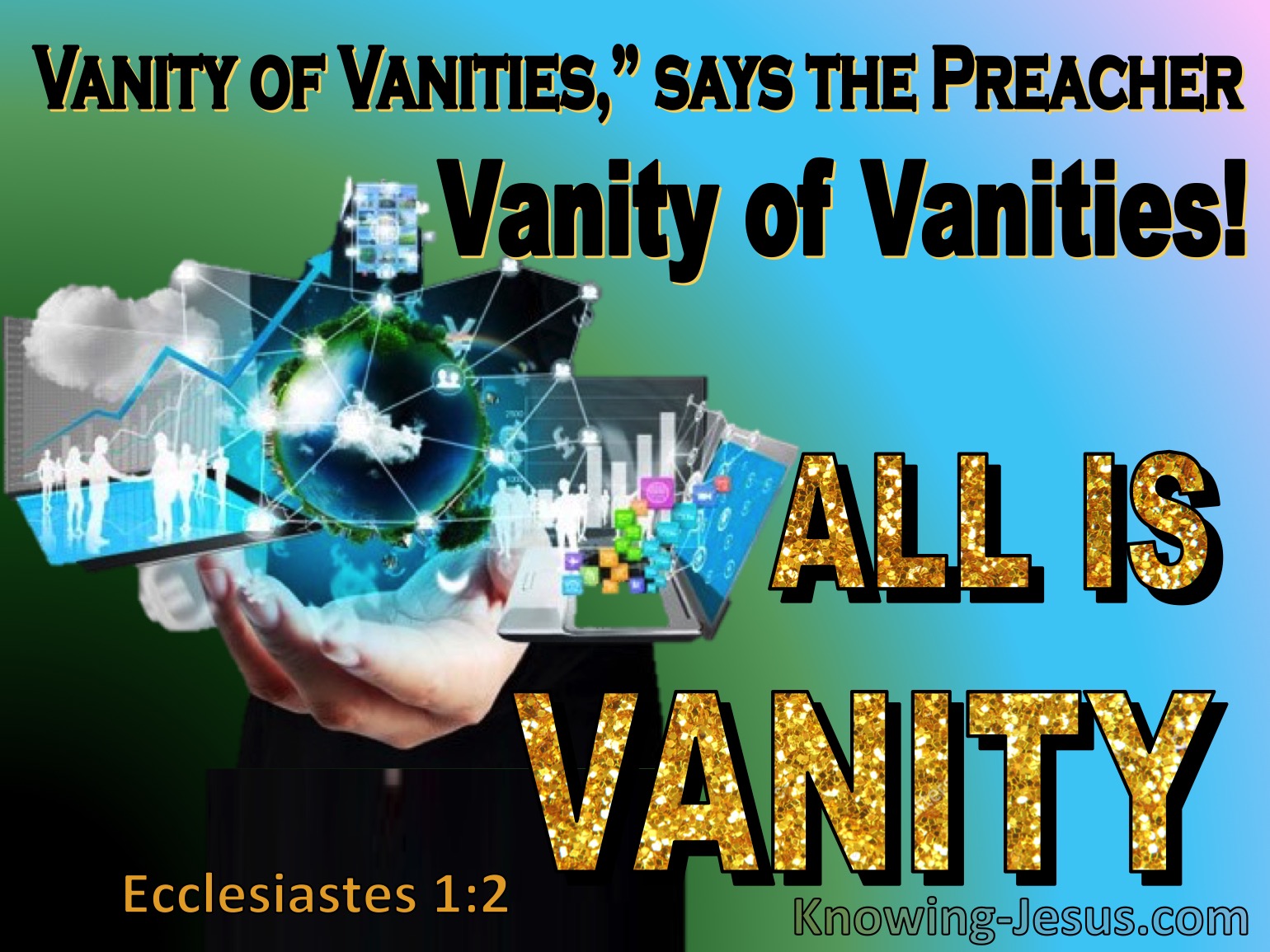 Ecclesiastes 1 2 Vanity Of Vanities Said The Preacher Yellow