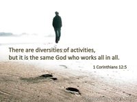 1 Corinthians 12:5