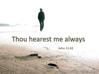 John 11:42
