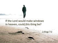 2 Kings 7:2