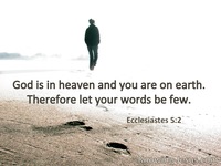 Ecclesiastes 5:2