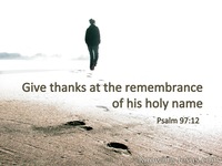 Psalm 97:12