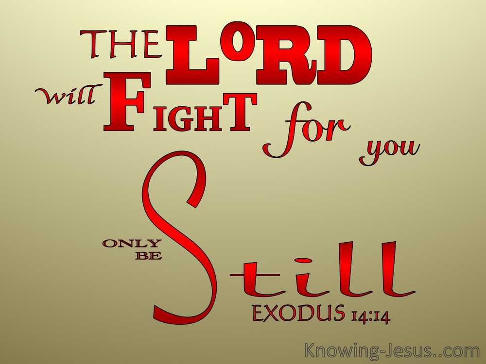 What Does Exodus 14 14 Mean