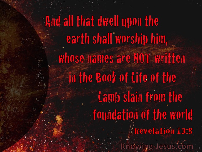 What Does Revelation 13 8 Mean