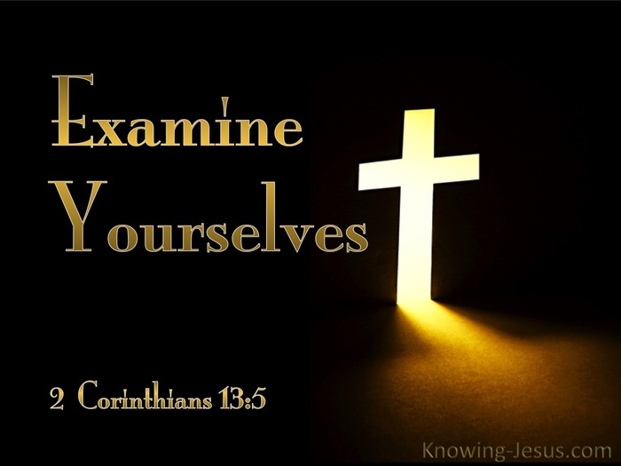 What Does 2 Corinthians 135 Mean